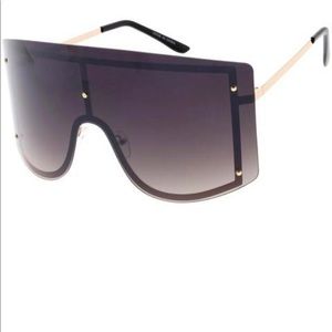 •Mask On• Black Affair Oversized Mask Sunnies